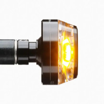 Intermitentes de disco Mo-Blaze — planos, negro, LED
