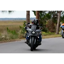 Fairing Vent Lights — Black housing, Amber/White LEDs, for Harley-Davidson