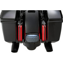 Filler Panel Tail Lights — For Harley-Davidson®, lens red, housing black
