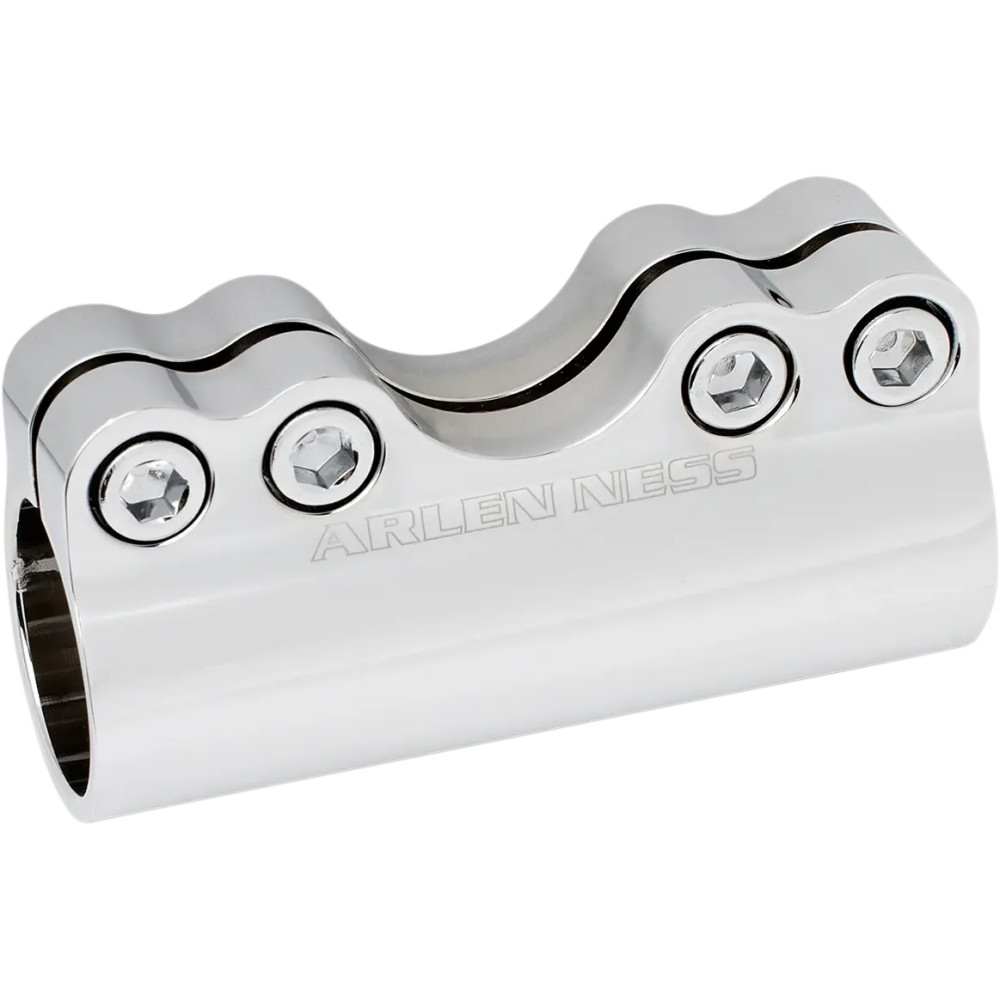Modular Adjustable Handlebar Clamp — 25.4 mm clamp diameter, Chrome