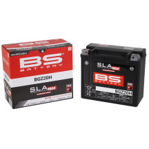 SLA MAX Factory-Activated AGM Maintenance-Free Battery — 12V 20Ah, 320A CCA, 154mm height, Black