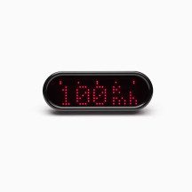 Motoscope Mini — Black anodized, billet aluminum