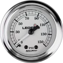 Fairing Mounted LED Backlit PSI Gauges — 0–150 psi, fits '99–'13 fairings