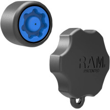 Pin-Lock Security Knob — 1" fit for B-size arms, Black