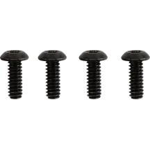 Kit de tornillos para carcasa de interruptor — Negro, zinc, niquelado