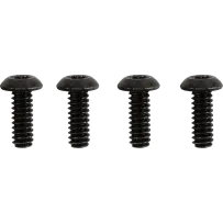 Kit de tornillos para carcasa de interruptor — Negro, zinc, niquelado