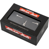 Tapa del derby Bitchin' Bolts — Para modelos M8, plateado