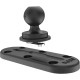 Tough-Track™ Top-Loading Composite 3" Track — 4-3/4", black