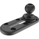 Tough-Track™ Top-Loading Composite 3" Track — 4-3/4", black