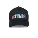 Gorra Cereal con Visera Curvada — L/XL, Negro