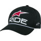 Gorra Ride Comp visera curva — Talla única, negro, snapback