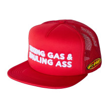 Gass 2 Gorra — Ajustable, Snapback, Rojo