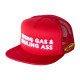 Gass 2 Gorra — Ajustable, Snapback, Rojo