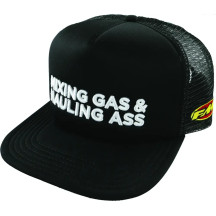 Gass 2 Gorra — Ajustable, Negro, Blanco