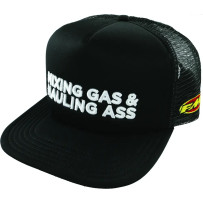 Gass 2 Gorra — Ajustable, Negro, Blanco