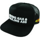 Gass 2 Gorra — Ajustable, Negro, Blanco