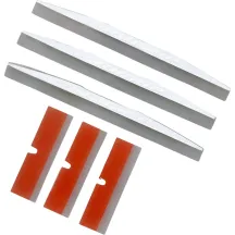 Vista Goggles Mudflaps — Adult, 3-pack, White, Orange