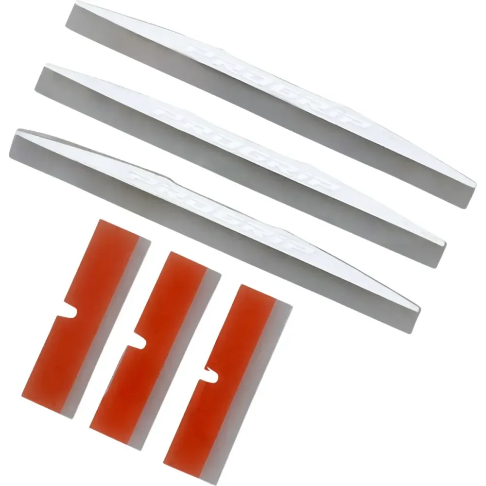 Vista Goggles Mudflaps — Adult, 3-pack, White, Orange
