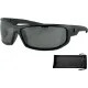 Gafas AXL — Montura mediana, ancho de montura 135 mm, negro brillo
