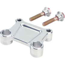 T-Bar Handlebar Adapter — moves 2.5" toward rider, raises 1", Silver