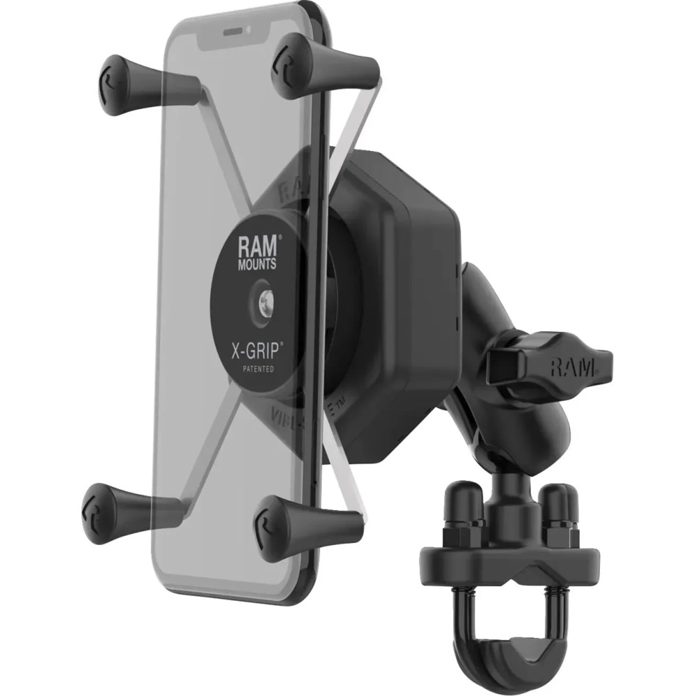 X-Grip® Mount Kit — Large device, Universal, U-bolt mount, Black