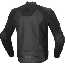 Faster v3 Leather Riding Jacket — 58, Men's, Black