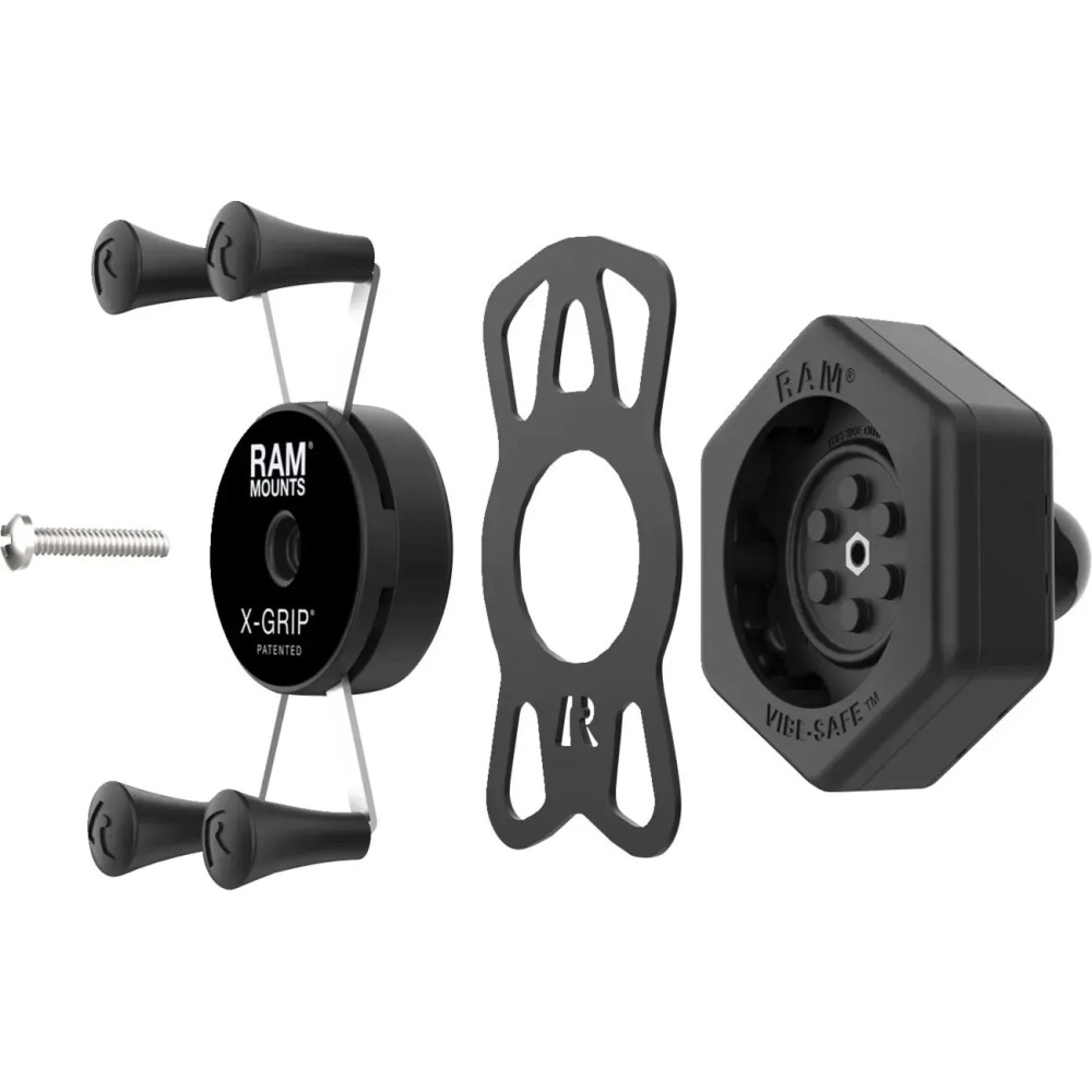 X-Grip® Mount Kit — Black, Powder-coated, Ball