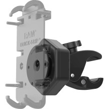 Tough-Claw™ Small Clamp Base with Vibe-Safe™ Adapter — Fits 19–39 mm (3/4"–1-1/2") handlebars