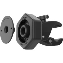 Tough-Claw™ Small Clamp Base with Vibe-Safe™ Adapter — Fits 19–39 mm (3/4"–1-1/2") handlebars