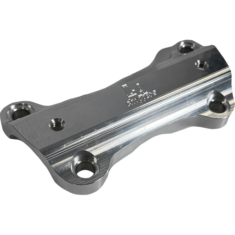Hefty Top Clamp — 25.4 mm, Polished silver