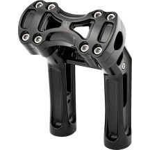Method Kickback Handlebar Riser — 38.1 mm (1-1/2") pullback, 18 cm (7") rise, 25.4 mm (1") clamp, Black Matte