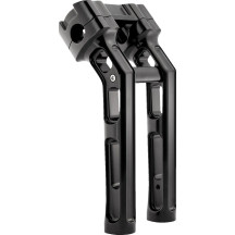 Method Kickback Handlebar Riser — 38.1 mm (1-1/2") pullback, 25.5 cm (10") rise, 25.4 mm (1") clamp, Black matte