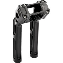 Method Kickback Handlebar Riser — 38.1 mm (1-1/2") pullback, 25.5 cm (10") rise, 25.4 mm (1") clamp, Black matte
