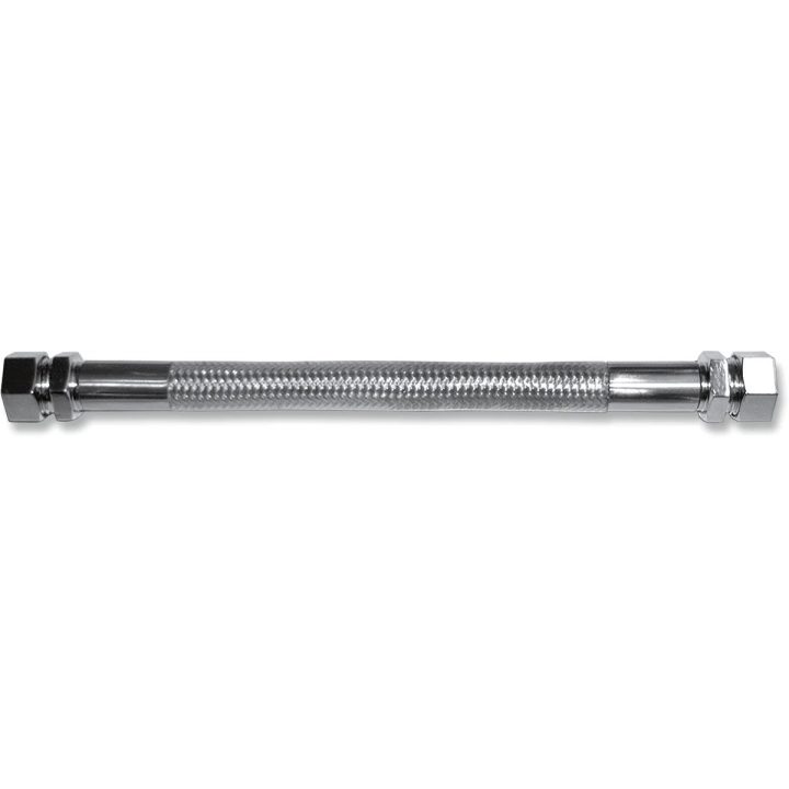 Línea de cruce del tanque de combustible — 7.9 mm (5/16\") de diámetro interior, 14.9 cm (5-7/8\") de longitud, acero inoxidable