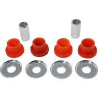 Heavy-Duty Handlebar Riser Bushings — Riser, Polished Silver