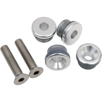 Gooden Tight™ Custom Handlebar Riser Bushing Kit — 1/2-20 thread, 3" length, Chrome
