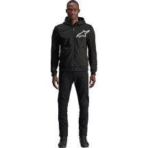 Chrome v2 Sport Sudadera con capucha — corte deportivo, 2XL, negro