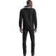 Chrome v2 Sport Sudadera con capucha — corte deportivo, 2XL, negro
