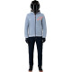 Sudadera con capucha Chrome v2 Sport — M, ajuste deportivo, gris jaspeado