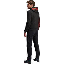 Sudadera con capucha Chrome Air Sport — S, Negro, corte deportivo