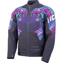 Synthwave Merc3 Lazer Cobra™ Jacket — M, Sport fit, Black