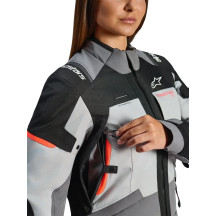 Stella Andes v4 Drystar® Jacket — 2XL, Black, Gray, Coral