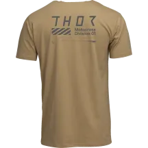 Camiseta Stamp — Talla S, corte regular, gris