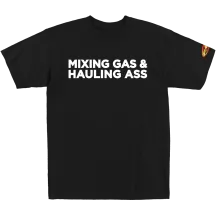 Gass T-Shirt — M, Black, White