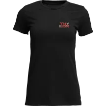 Camiseta Vantage para mujer — Talla S, corte entallado, negro vintage