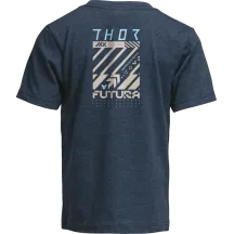 Camiseta juvenil Futura — Talla M, Azul marino