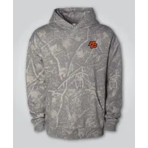 Sudadera con capucha Outfitters Camuflaje — Talla S, Corte boxy