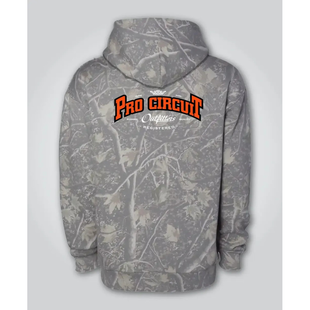 Sudadera con capucha Outfitters Camo — 2XL, camuflaje, corte boxy