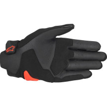 SP X 5 Air Gloves — Size L, Fluorescent Red, Black