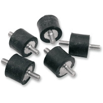 Heavy-duty Vibration Mount — Oil tank, 5-pack, Black, Silver